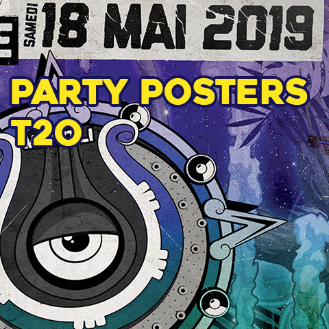 PARTY POSTERS T2O – SAINT-ETIENNE