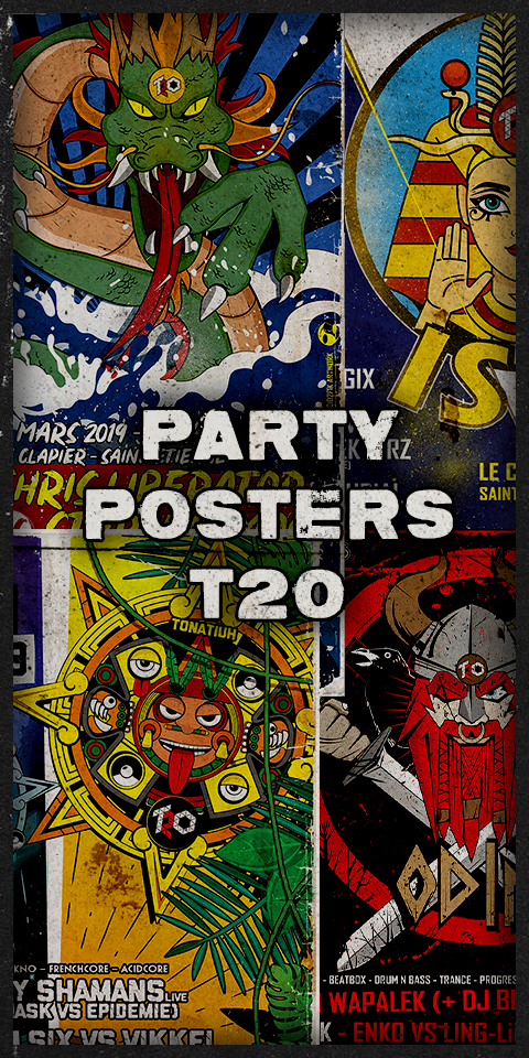 PARTY POSTERS T2O – SAINT-ETIENNE